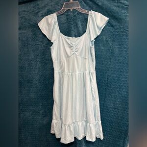 Light Blue Midi Dress